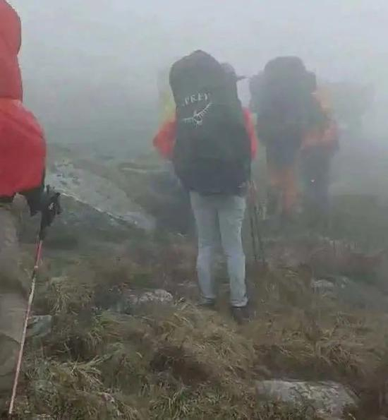 失踪者在事发前朋友圈的照片