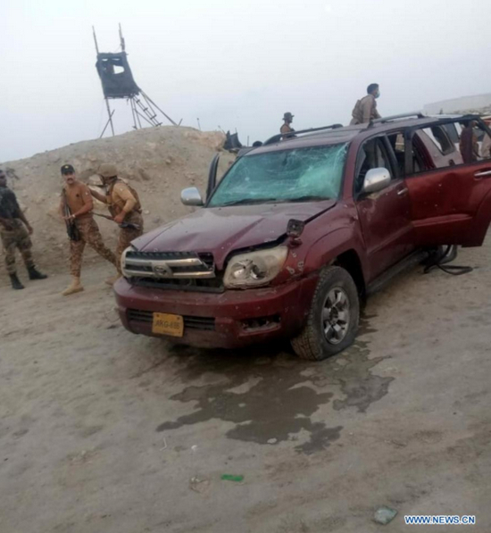 现场受损车辆。&nbsp;图源：新华网