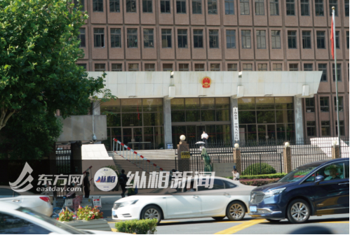 （图说：上海市第一中级人民法院。蔡黄浩 摄）