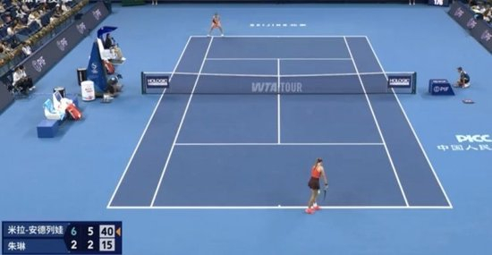 朱琳0-2不敌4号种子安德列娃，止步中网女单第二轮