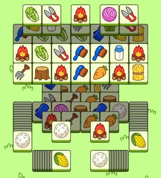 🔹“羊了个羊”第二关游戏画面