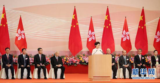 图为“庆祝香港回归祖国23周年”系列活动（来源：新华网）