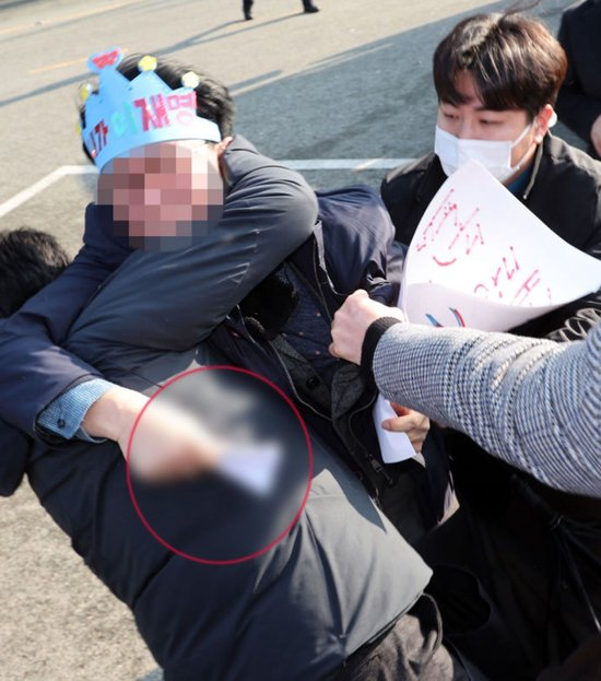  作案须眉被赶紧为止（韩国纽西斯通信社）