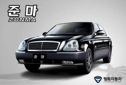 （图说：“和平汽车“生产的高级轿车“骏马”）