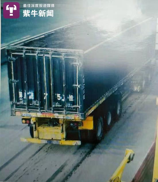 执法局视频显示的车辆