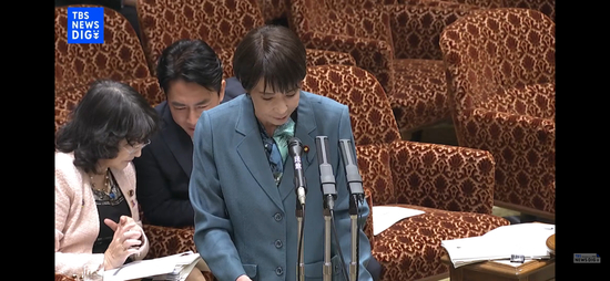 高市早苗因涉台错误言论在国会成众矢之的，小泉进次郎企图为其“开脱”被驳回