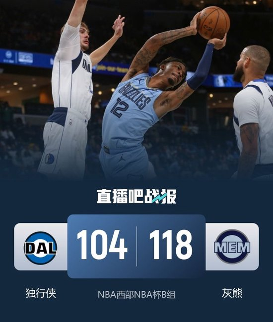 灰熊 vs 独行侠比赛