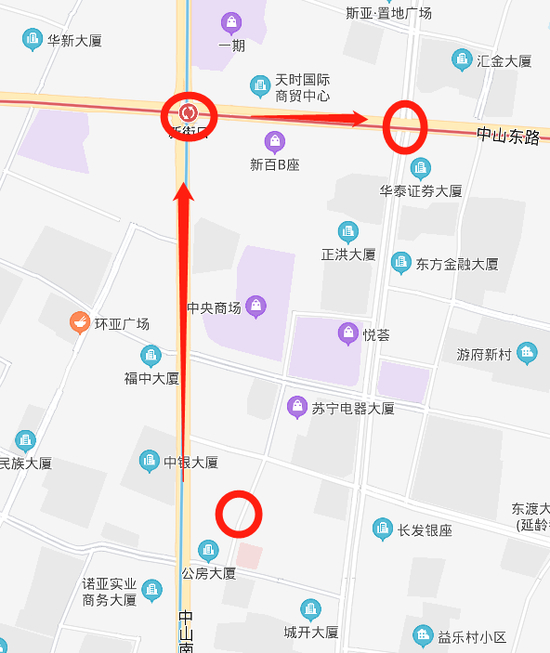 ▲嫌疑人逃窜路径&nbsp; &nbsp;&nbsp;图/武汉晨报记者 陈伟