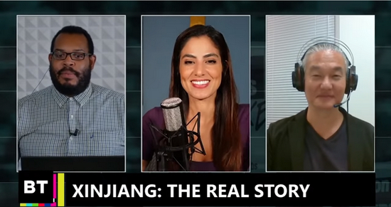 BT发布的视频采访截图