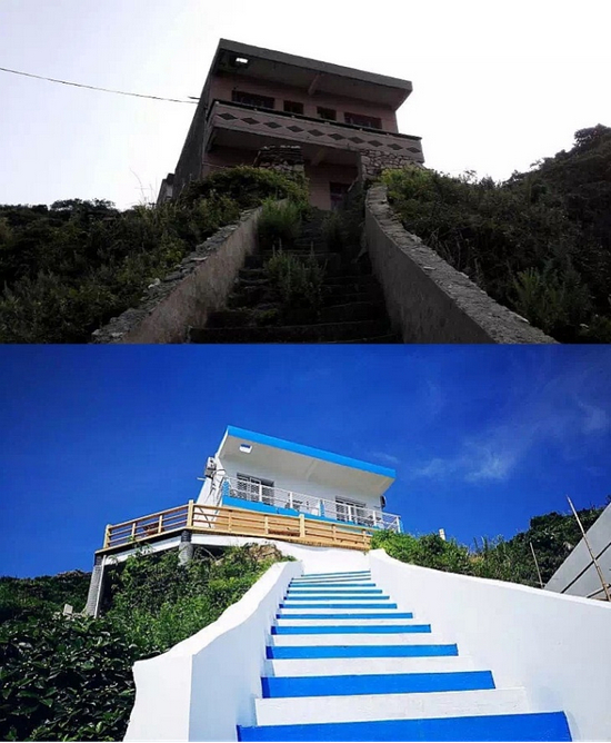 小民一宿改造前后 受访者供图