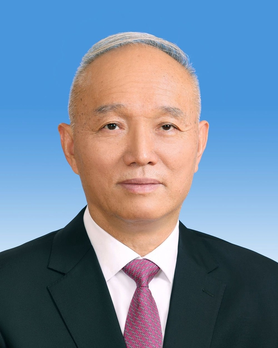  蔡奇同志像&nbsp;新华社发