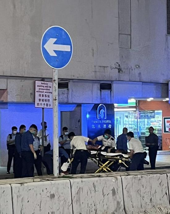 事发现场画面。