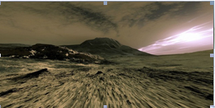 金星表面想象图