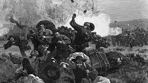 　石泉城屠杀造成数十名华工死伤。图源：GJ