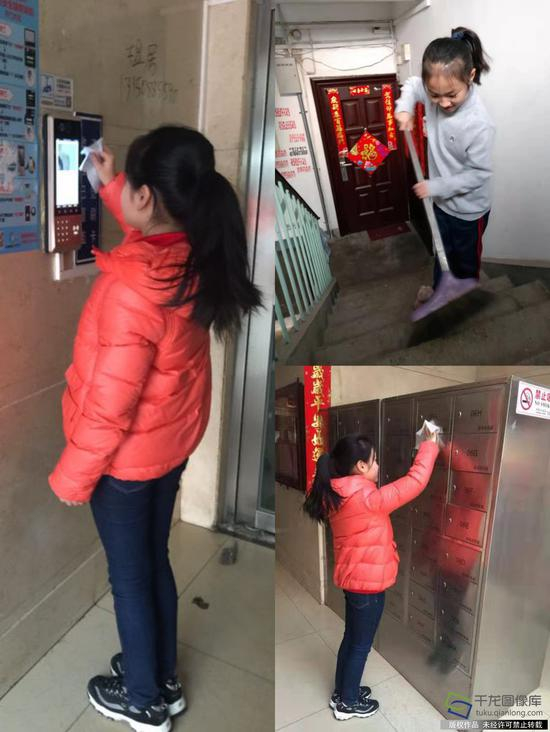 金台书院小学街头开展雷锋志愿服务活动。学校供图。