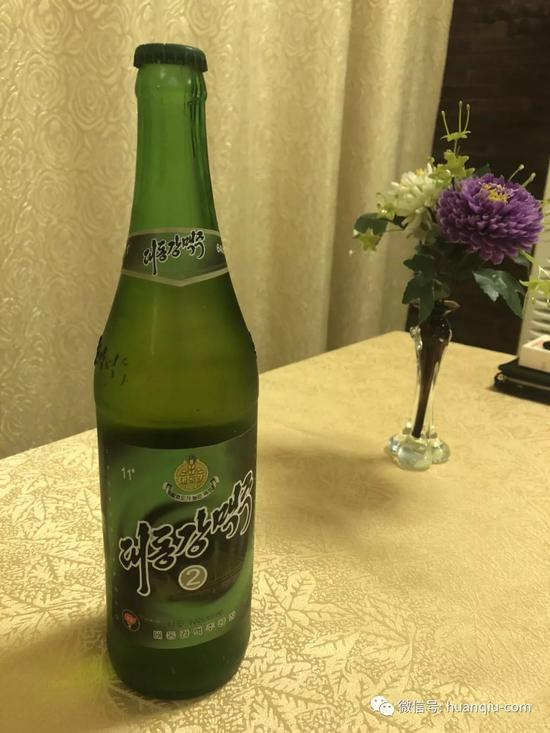 朝鲜大同江啤酒。范凌志/摄