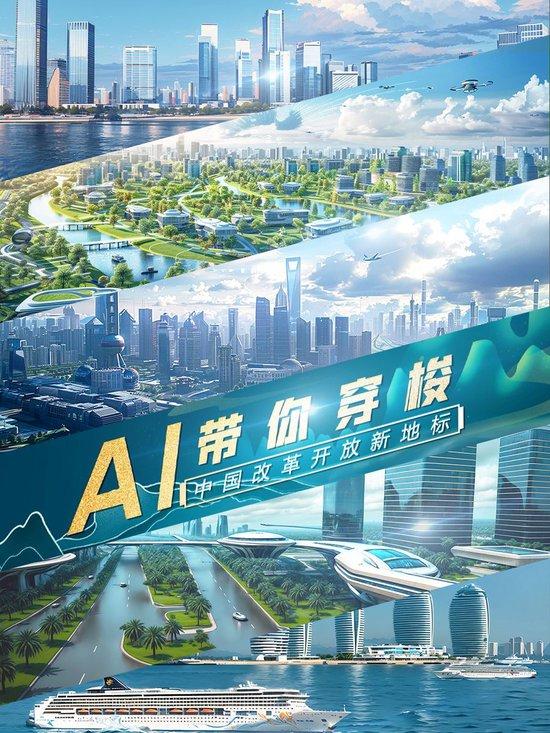 创意视频｜AI带你穿梭中国改革开放新地标 新地标 海南 改革开放 横琴 浦东 前海 注脚 一路走来 见证 穿梭 sina.cn 第6张