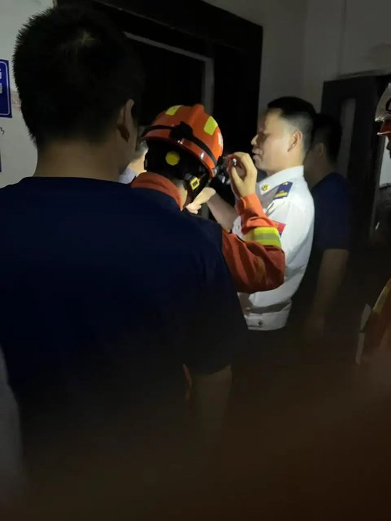 　救援现场 （受访者供图）