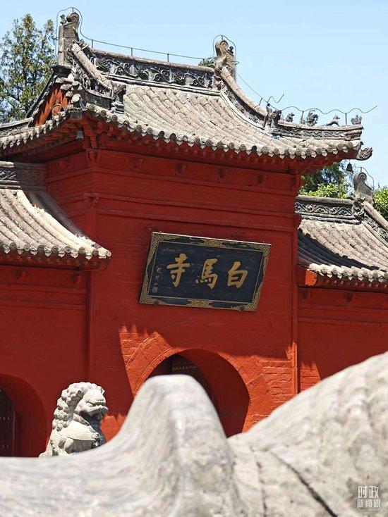 △白马寺。(总台央视记者彭汉明拍摄)