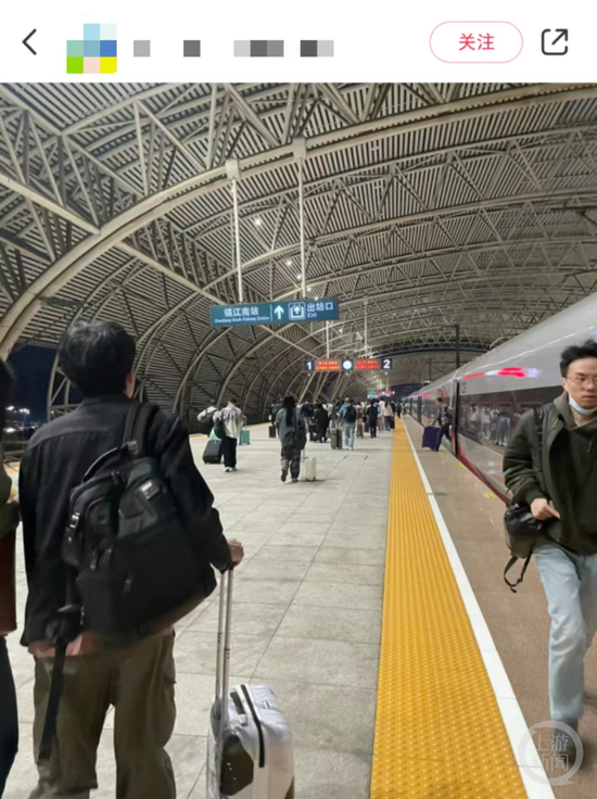 　多位乘客发帖称碰到高铁中途换车。网络图&nbsp;