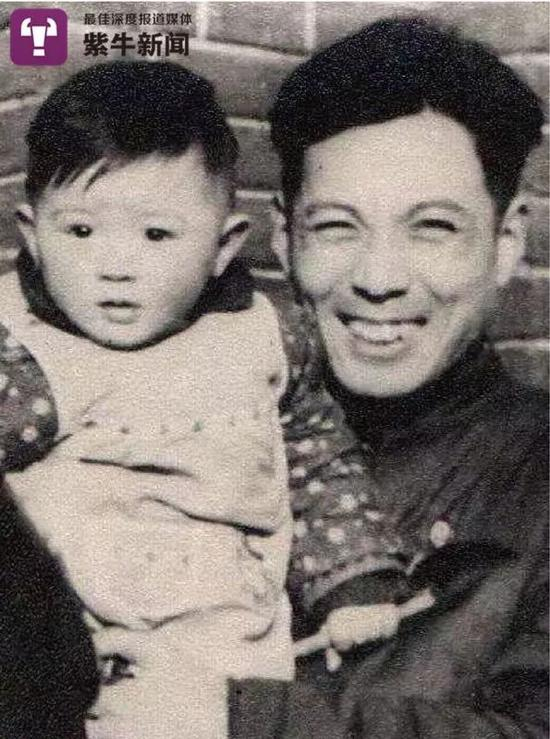  方励与父亲的合影