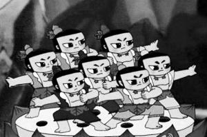 经典卡通形象“葫芦娃”。