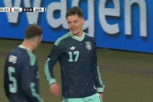 进球大战！友谊赛德国4-3瑞士 维尔茨神仙球+2射2传格纳布里传射_乐游天下