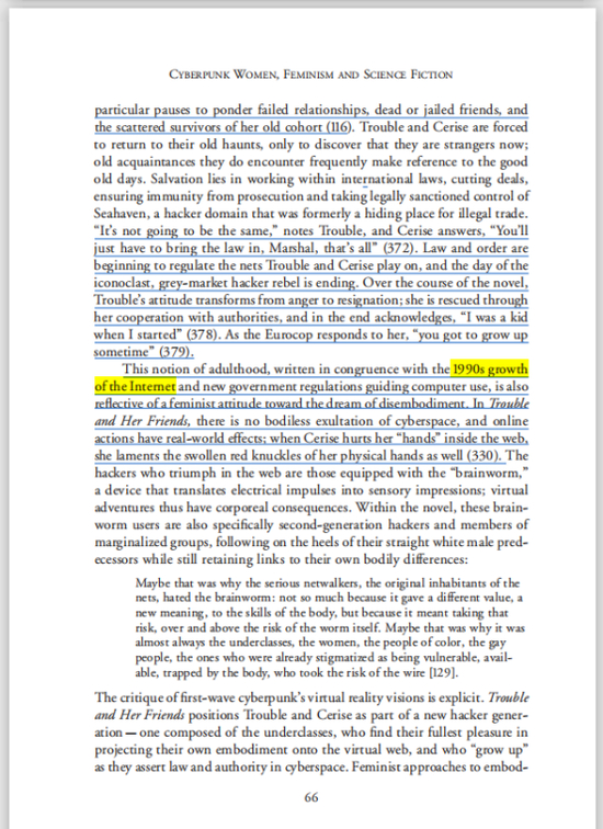  （图说：文中标蓝下划线部分即为与芈岚论文中高度重合英文原著内容，黄色高亮部分为提示点。）