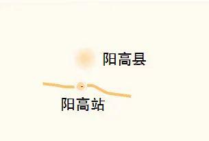 大张高铁阳高站示意图。