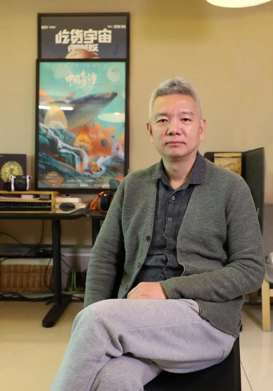 ·陈廖宇近日在工作室接受专访。