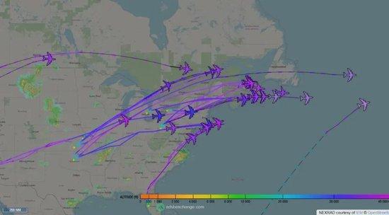航空数据网站截图