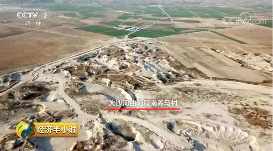 △大沙河曲阳段南养马村