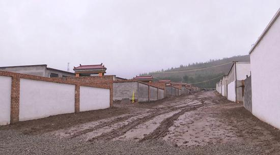  △班彦村新村工地道路