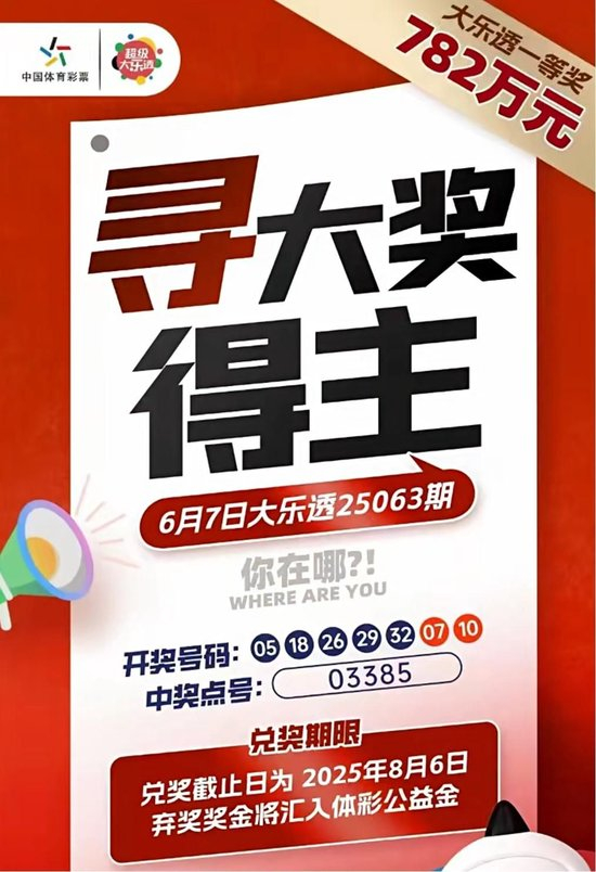 中国体育彩票发布“寻人启事”。图/中国体育彩票