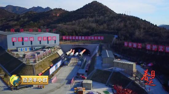 △京张高铁新八达岭隧道