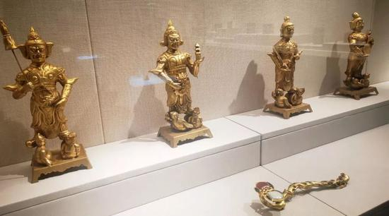 四大天王像，明（1368-1644）&nbsp;供图/江上