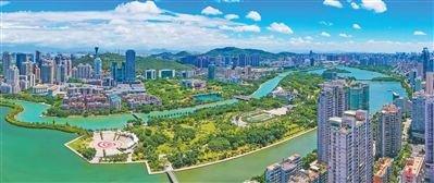 图为筼筜湖景色。王火炎摄(人民视觉)