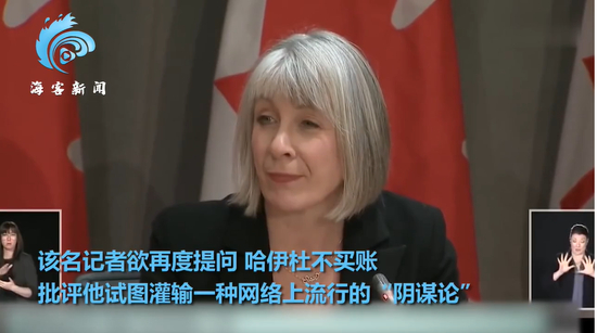 加拿大卫生部长帕蒂·哈伊杜（图源：海外网）
