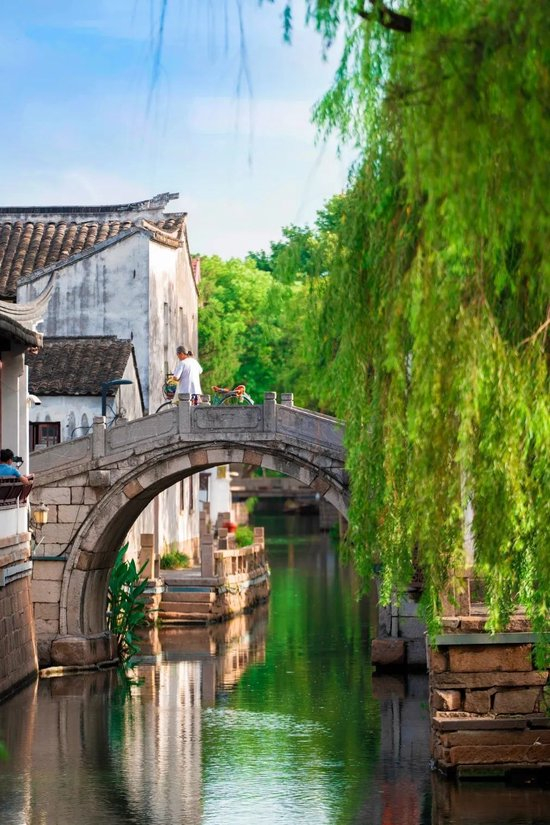  苏州平江路街景。苏州市委宣传部供图