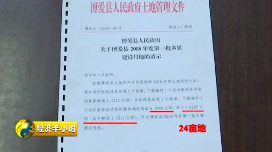  24亩地征地请示报告