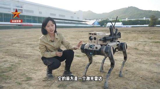 “機器狼”視頻截圖（台灣“中時新聞網”）