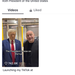 特朗普入驻TikTok 粉丝已破60万！