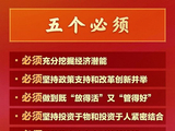 做好新形势下经济工作新认识和体会：五个必须！