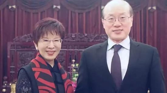 洪秀柱和刘结一