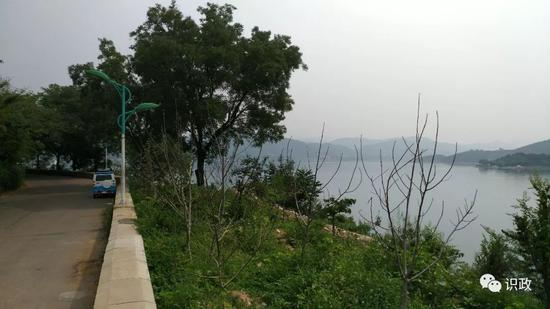 　　清爽通透的金海湖湖岸