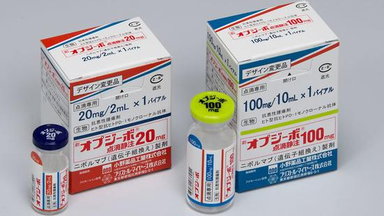 日本市场上销售的Opdivo（东洋经济 图）