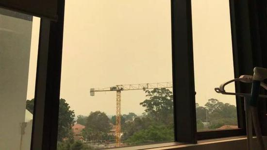 ▲悉尼被雾霾笼罩图片由采访对象提供