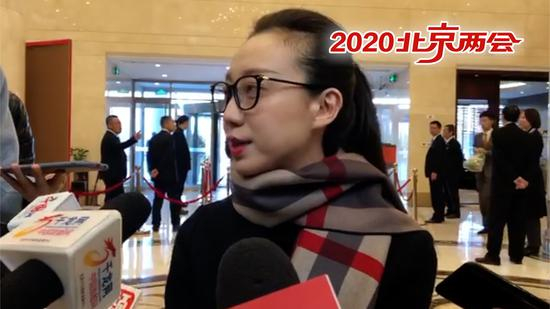 市政协委员刘岩。新京报“我们视频”截图