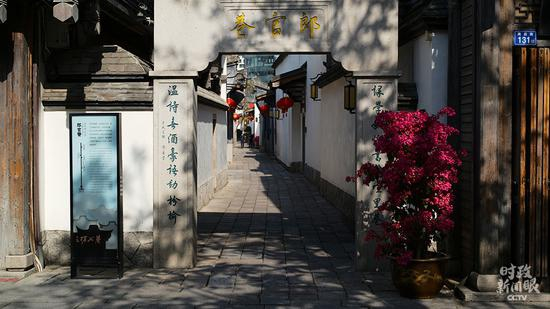 △郎官巷是七巷之一。午后时分，光影斑驳。（总台央视记者彭汉明拍摄）