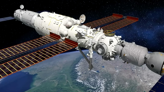  &nbsp;航天员太空出舱模拟图。中国航天科技集团五院供图